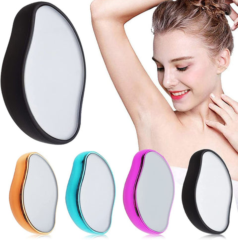 Bleame Crystal Hair Eraser – Painless Exfoliation Hair Removal Tool For Men & Women Arms Leg Back